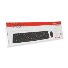 Equip 245201 tastiera Mouse incluso Ufficio USB QWERTY Spagnolo Nero