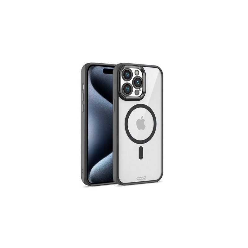 FUNDA COOL IPHONE 16 PRO MAGNETICA NEGRO