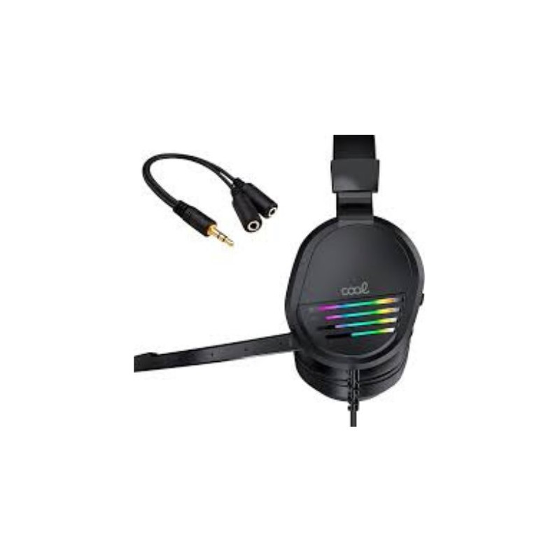 AURICULARES GAMING COOL NITRO ADAPT. AUDIO BLACK