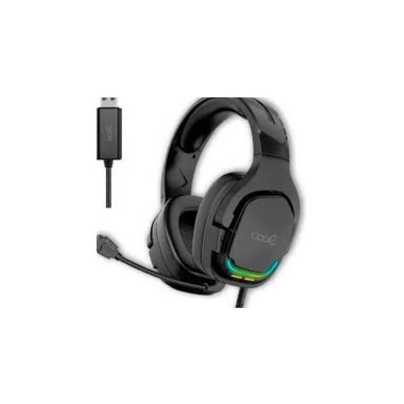 AURICULARES GAMING COOL TUNED USB 7.1 BLACK