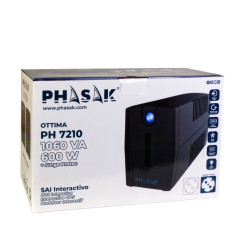 Phasak PH 7210 gruppo di continuità (UPS) A linea interattiva 1,06 kVA 600 W 2 presa(e) AC