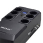 Sai ups phasak 800va interact kyptos ph 9478 s 3xschuko 3xsurge protect rj45 usb