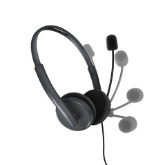 Energy Sistem Office 2 Auricolare Cablato A Padiglione Ufficio Antracite
