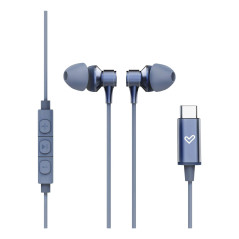 Energy Sistem Metallized Type C Auricolare Cablato In-ear Musica e Chiamate USB tipo-C Blu