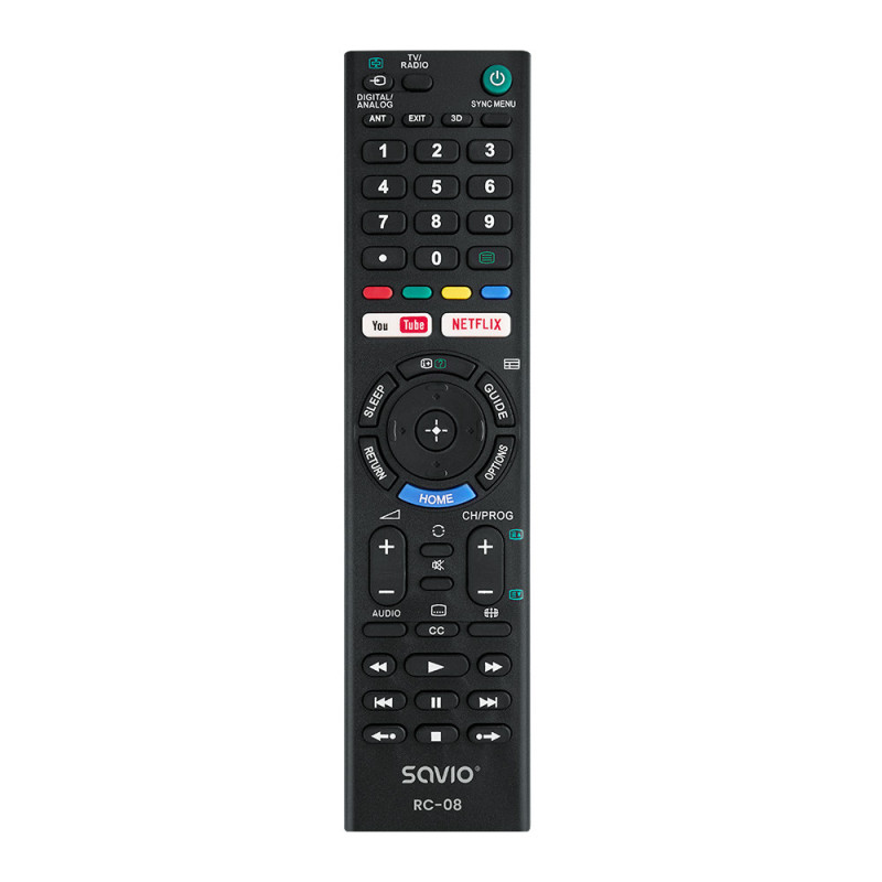 Mando tv savio rc - 08 compatible sony smart tv