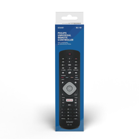 Mando tv savio rc - 10 compatible philips smart tv