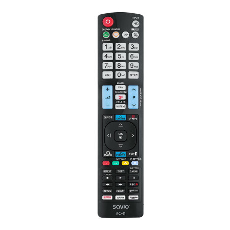 Mando tv savio rc - 11 compatible lg smart tv 3d
