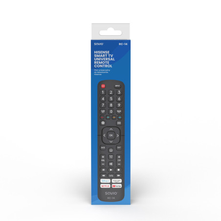 Mando tv savio rc - 14 compatible hisense smart tv