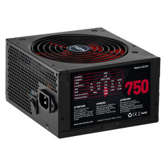 NOX NXS750 alimentatore per computer 750 W 20+4 pin ATX Nero, Rosso