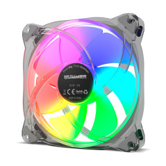 NOX Hummer X140-FAN Case per computer Ventilatore 14 cm Translucent 1 pz