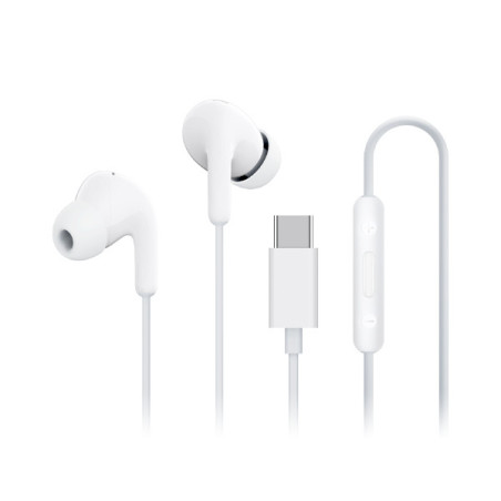 Auriculares xiaomi earphones usb tipo c blanco