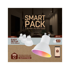 Muvit MIOPAK006 soluzione di illuminazione intelligente Lampadina intelligente Wi-Fi 5,5 W