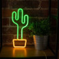 Forever Light Neon LED Light CACTUS orange green Bat + USB FLNEO2 Figura luminosa decorativa Forever Light Neon LED Light CACTUS orange green Bat + USB FLNEO2 Figura luminosa decorativa