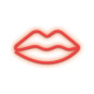Forever Light Neon LED Light LIPS red Bat + USB FLNEO8 Figura luminosa decorativa Forever Light Neon LED Light LIPS red Bat + USB FLNEO8 Figura luminosa decorativa