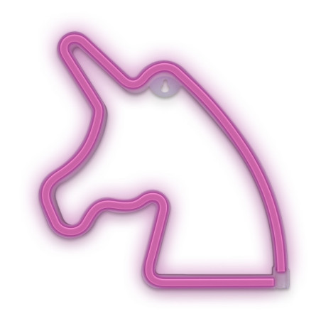 Lampara forever neon led unicorn pink