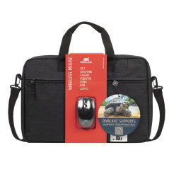 Maletin rivacase 8038 para portatil 15.6 pulgadas + mouse raton inalambrico