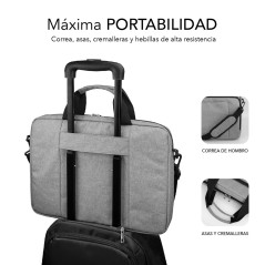 SUBBLIM SUB-LB-4APLB01 borsa per laptop 35,6 cm (14") Borsa con caricamento dall'alto Grigio