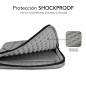 Funda subblim air padding 360 sleeve para portatil 15.6 pulgadas gris