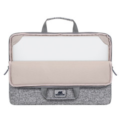Rivacase 7915 light grey Laptop sleeve 13.3 with handles 39,6 cm (15.6") Custodia a tasca Grigio