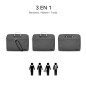 Funda subblim business laptop sleeve para portatil 15.6 pulgadas gris