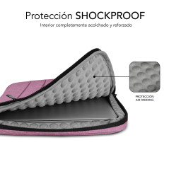 SUBBLIM SUBLS-AP36053 borsa per laptop 39,6 cm (15.6") Custodia a tasca Rosa