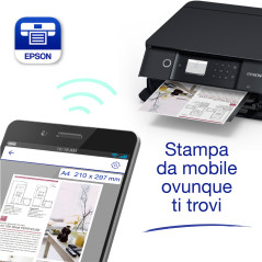 Epson Expression Premium XP-6100 stampante multifunzionale Wireless, Stampa, Scansiona, Copia, Stampa fotografie, Fronte Retro,