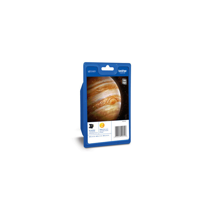 Cartucho tinta brother lc1240ybp amarillo 600 paginas mfcj6510dw -  mfcj6710dw -  mfcj6910dw