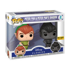Pack de 2 funko pops disney peter pan con sombra