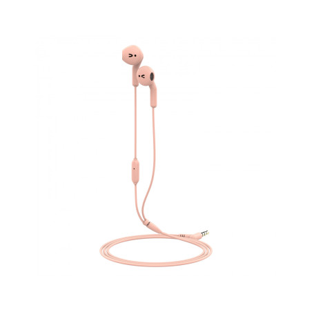 Auriculares muvit meu 3.5 mm rosa