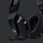 Auricular con microfono logitech g g733 gaming wireless inalambrico negro