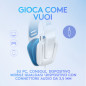Auriculares con microfono logitech g g335 gaming jack 3.5mm blanco