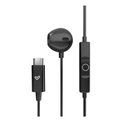 Energy Sistem EasyPods Auricolare Cablato In-ear Musica e Chiamate USB tipo-C Nero