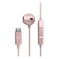 Auriculares energy sistem easypods usb tipo c oro rosa