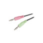 Auriculares natec canary con microfono negros
