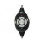 Auricular conceptronic usb + microfono flexible control de volumen negro -  rojo
