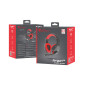 Auriculares gaming genesis argon 110 mini jack rojos