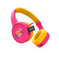Auriculares micro energy sistem lol&roll pop rosa supraural - bt 5.1 - jack 3.5mm - multiplataforma