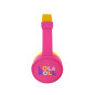 Auriculares micro energy sistem lol&roll pop rosa supraural - bt 5.1 - jack 3.5mm - multiplataforma
