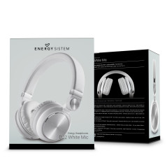 Energy Sistem DJ2 Auricolare Cablato A Padiglione Musica e Chiamate Bianco