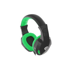 GENESIS ARGON 100 Auricolare Cablato A Padiglione Gaming Nero, Verde