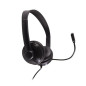 Auriculares nilox microfono control vol negro alambrico conexion usb