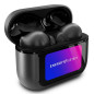 Auriculares energy sistem display anc inalambrico negro
