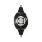 Auricular equip usb + microfono flexible control de volumen negro