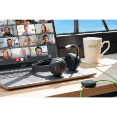 Acer GP.HDS11.01N cuffia e auricolare Cablato A Padiglione Musica e Chiamate Nero