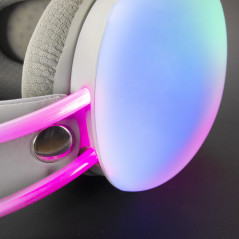 Mars Gaming MHGLOW cuffia e auricolare Cablato A Padiglione USB tipo A Bianco