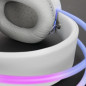 Auriculares mars gaming mh - glow jack 3.5mm rgb blancos