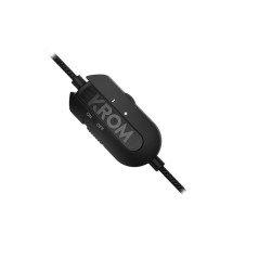Krom Kode Auricolare Cablato A Padiglione Gaming Nero