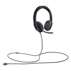 Logitech 981-000480 cuffia e auricolare Cablato A Padiglione Ufficio USB tipo A Nero