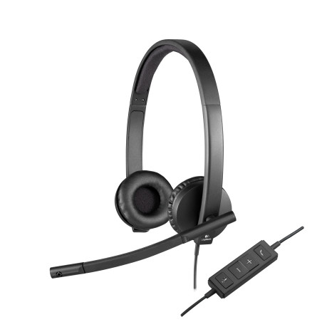 Auriculares logitech h570e con microfono -  stereo diadema -  usb