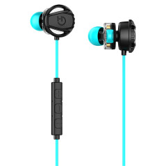 Hiditec Taiko Auricolare Cablato In-ear Gaming Nero, Turchese